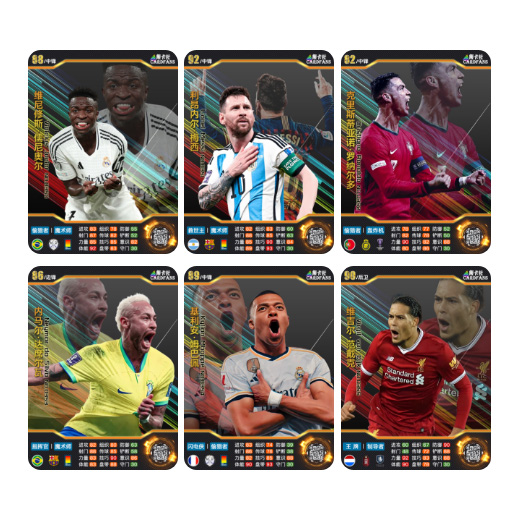 ﹝鉴﹞球星卡 | 世界足球巨星云集